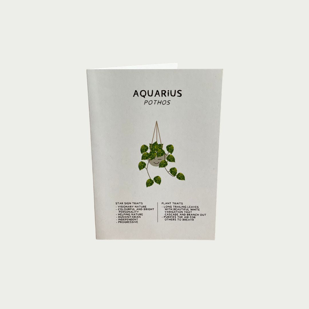 Plant x Zodiac Aquarius Gift Card