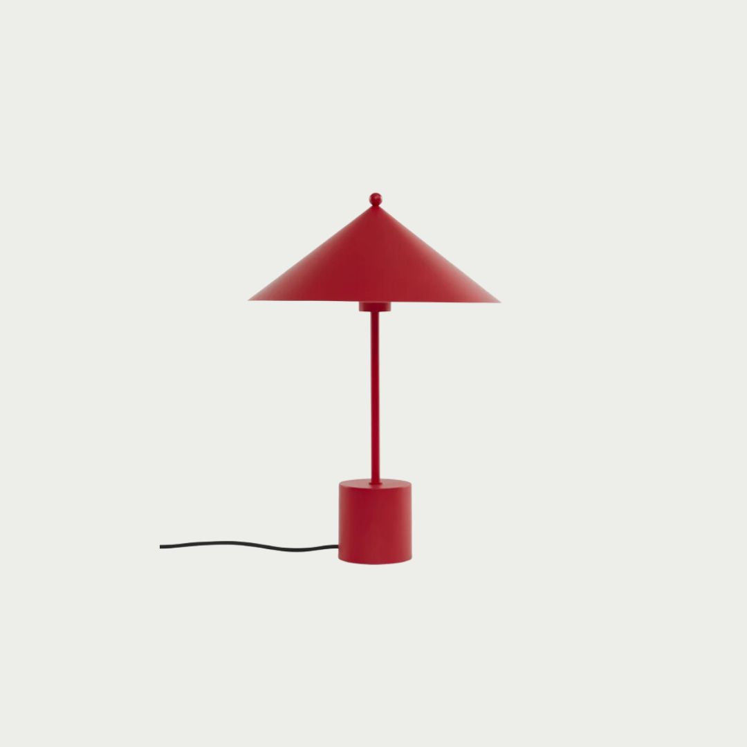 Kasa Table Lamp - Cherry Red