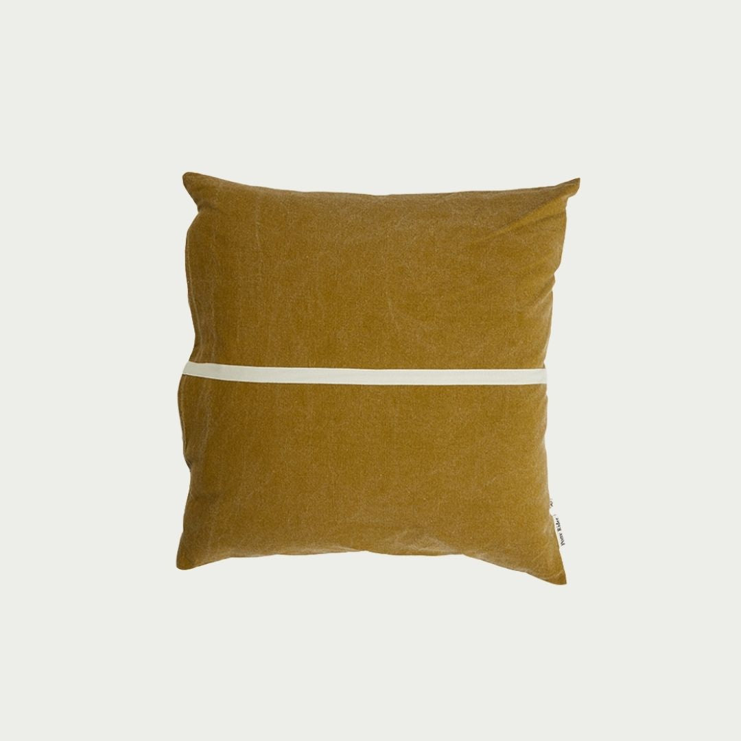 Wanderful Cushion - Golden Tan/Nat Stripe 60x60cm