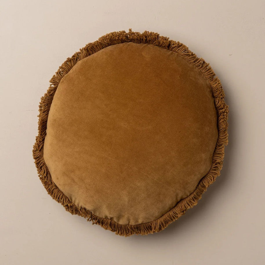 Velvet Cushions - Nutmeg