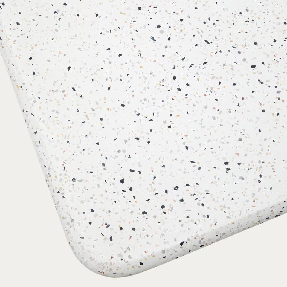 Saura Table Collection - White Terrazzo