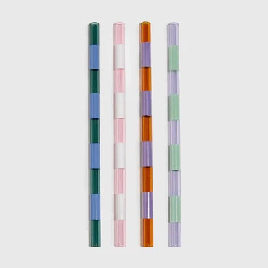 Fazeek Stripe Straws 4 Pack