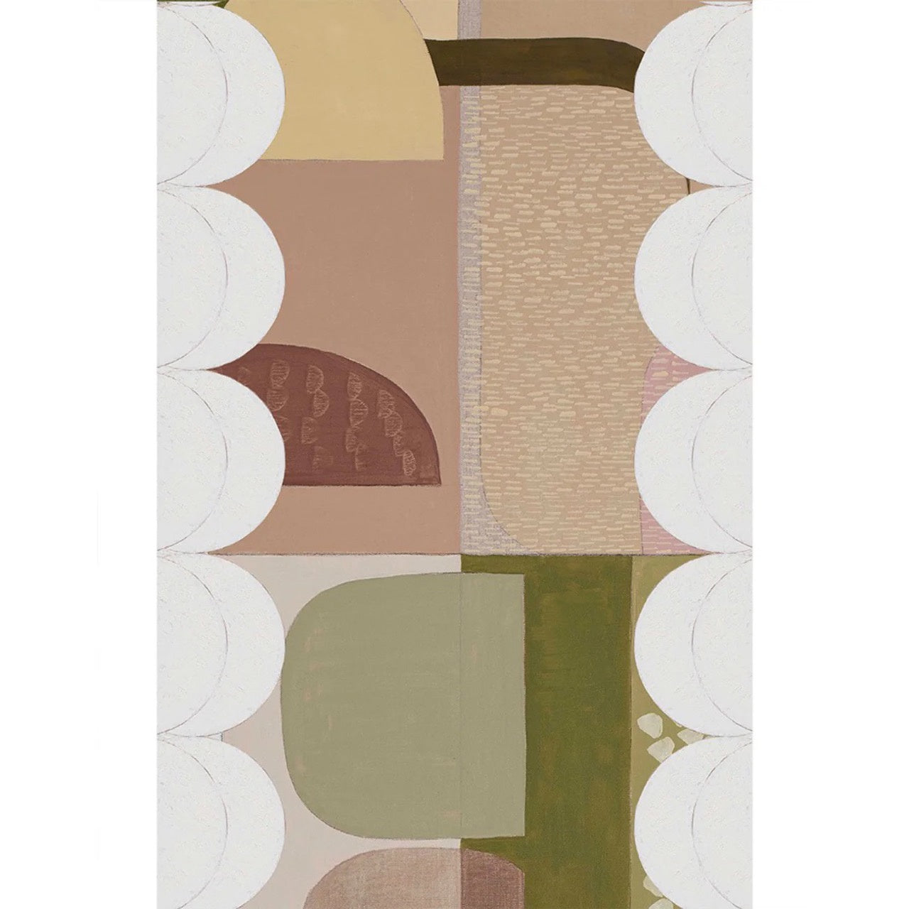 Khaki Scallop Giclee Print