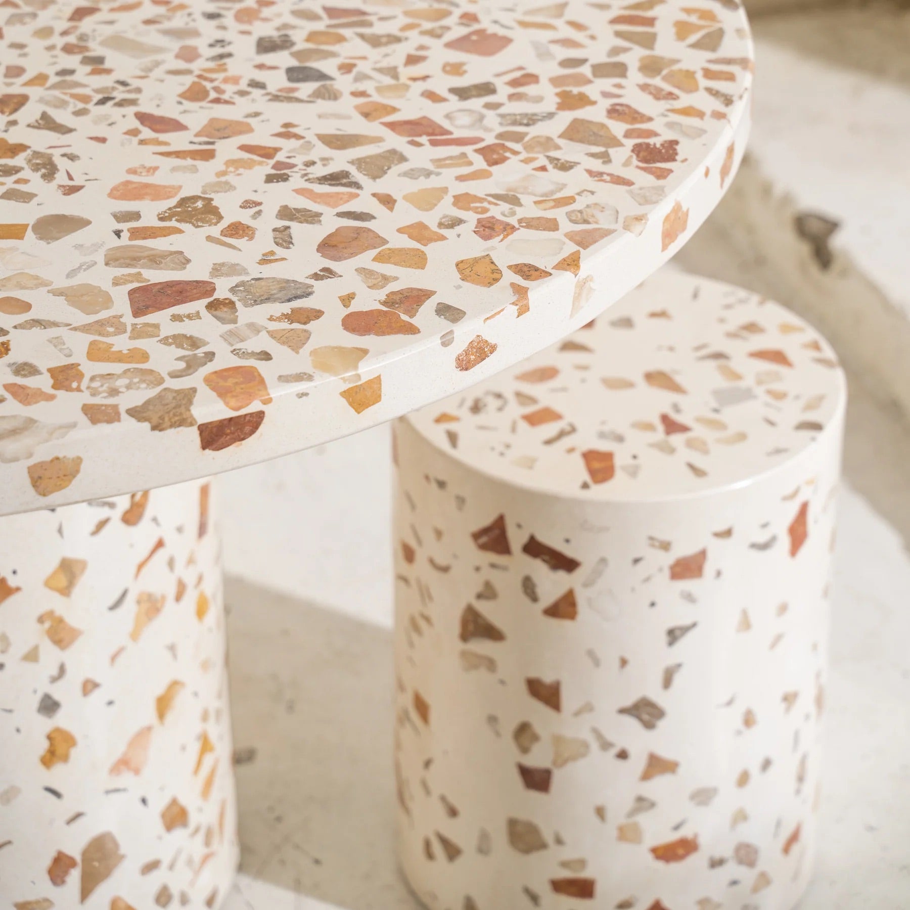 Illia Terrazzo Dining Table 120cm