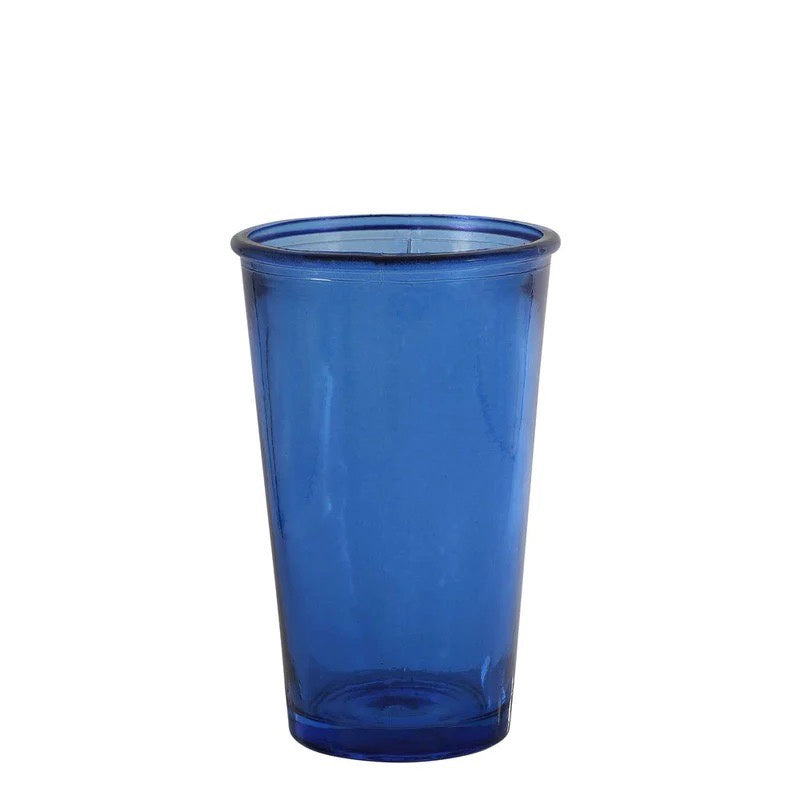 Vaso Recycled Drinking Glass - Blue