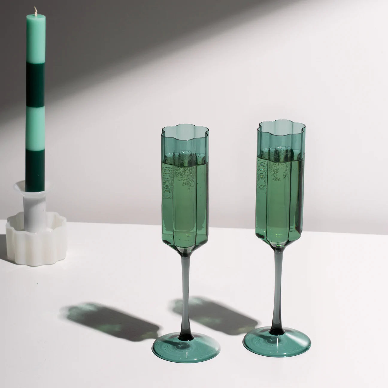 Wave Flute Set 2 - Teal