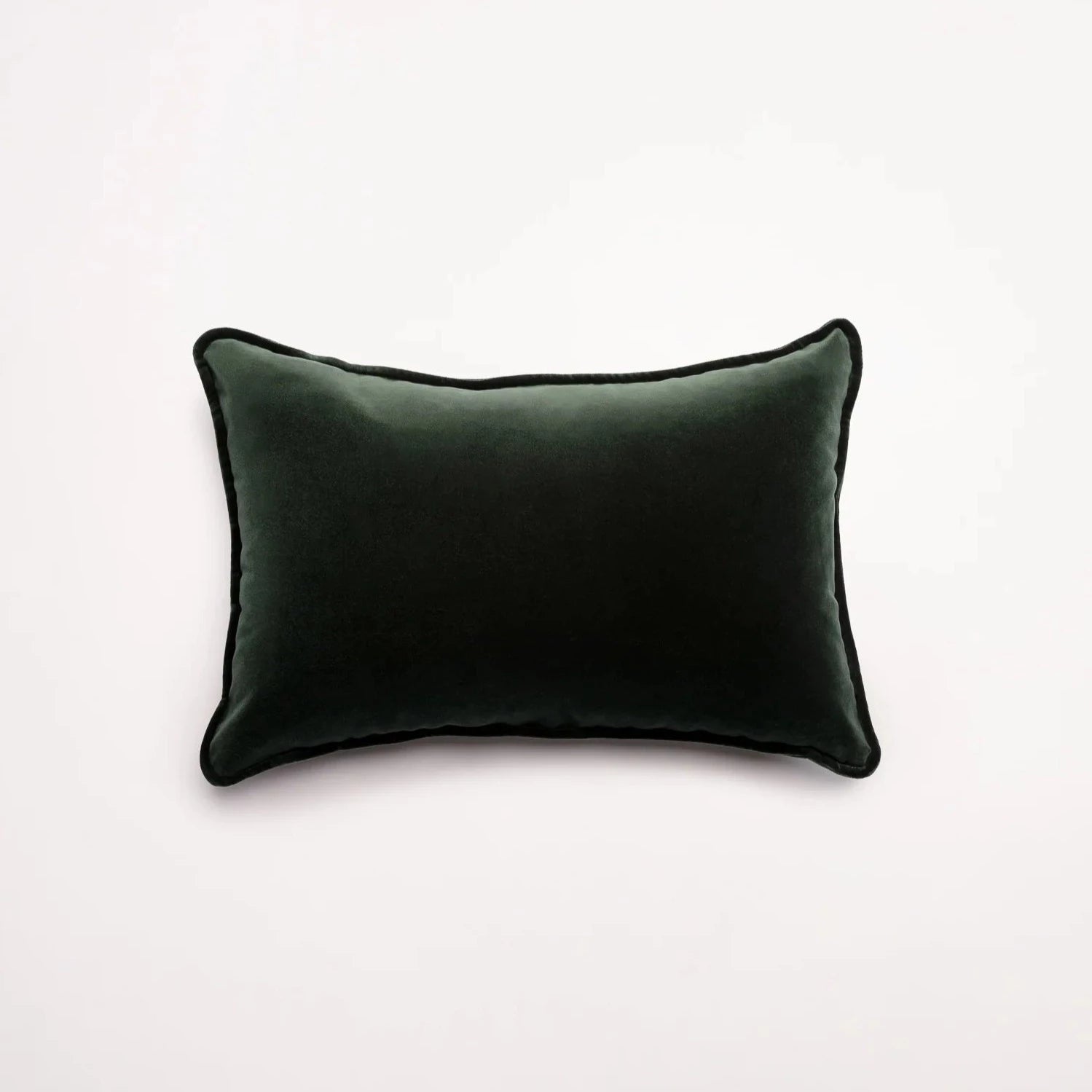 Velvet Cushions - Forest Green