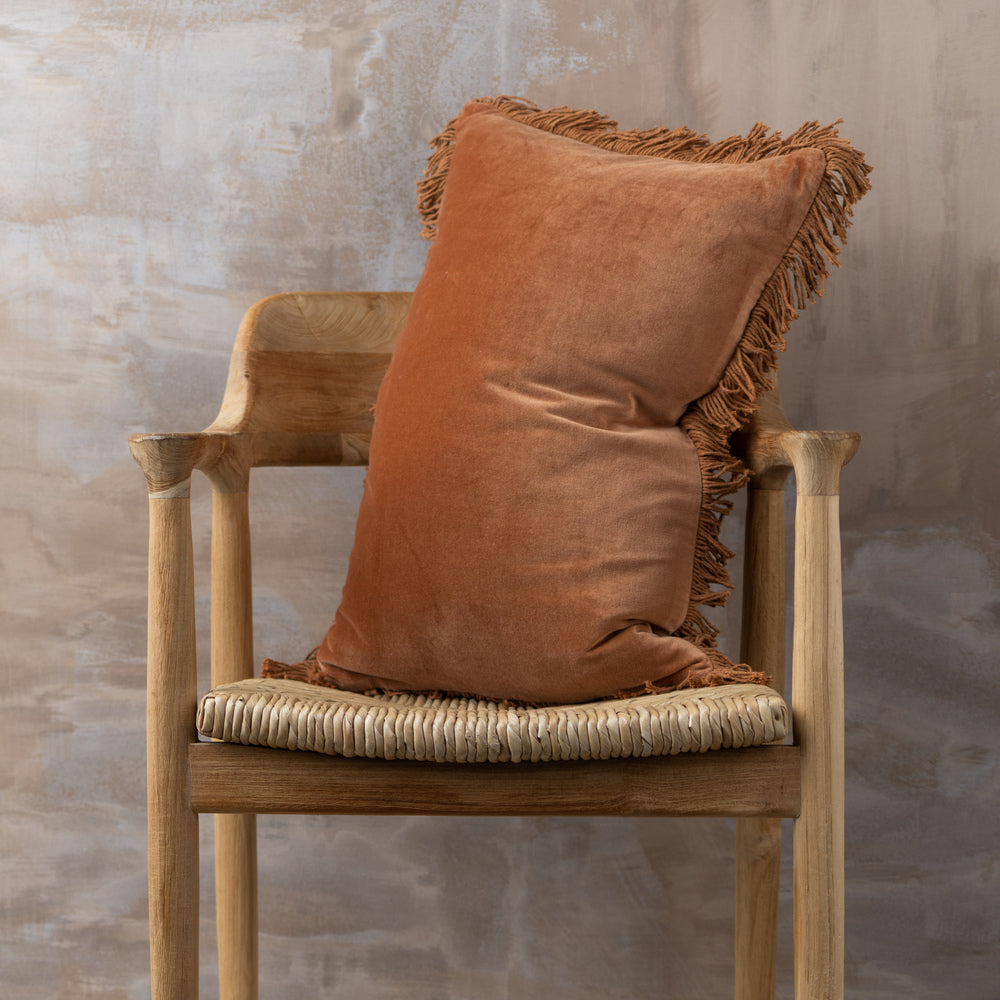 Velvet Cushions - Terracotta